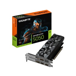 GIGABYTE RTX5050 OC 8Go Low ProfilE 8Go GDDR6 - 2x HDMI - 2x DP- 3 Vent Réf   GV-N5050OC-8GL.