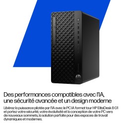 HP EliteDesk 8 TWR G1i Intel Core Ultra 9 285 32Go DDR5 1To SSD GeForce RTX 3050 W11P HIE 1 1 1 Wty