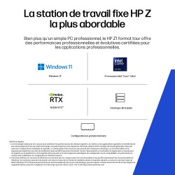 HP Z1 G1i Intel Core Ultra 7 265 32Go 1To SSD NVIDIA RTX A400 4Go W11P 3 3 3 Smartbuy