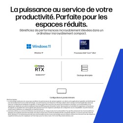 HP Z2 Mini G1i Intel Core Ultra 7 265 32Go DDR5 1To SSD RTX 2000 Ada W11P 1 1 1 Wty