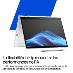 HP EliteBook 8 G1i Flip Intel Core Ultra 7 255U 13.3p WUXGA 16Go 512Go SSD UMA W11P