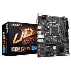 Carte Mère GIGABYTE GA-H510M-H V3 M ATX   2 DDR4   HDMI + VGA M.2   SATAUSB2.0   USB3.0 Socket 1200 pour cpu serie 10 et