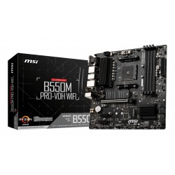 Carte Mère MSI B550M PRO VDH WIFI mATX - 4x DDR4 - DP - HDMI - VGA 4x SATA 6Gb s + 2x M.2 - RJ45 -WIFI USB2.0 - USB3.2 -