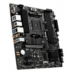 Carte Mère MSI B550M PRO VDH WIFI mATX - 4x DDR4 - DP - HDMI - VGA 4x SATA 6Gb s + 2x M.2 - RJ45 -WIFI USB2.0 - USB3.2 -