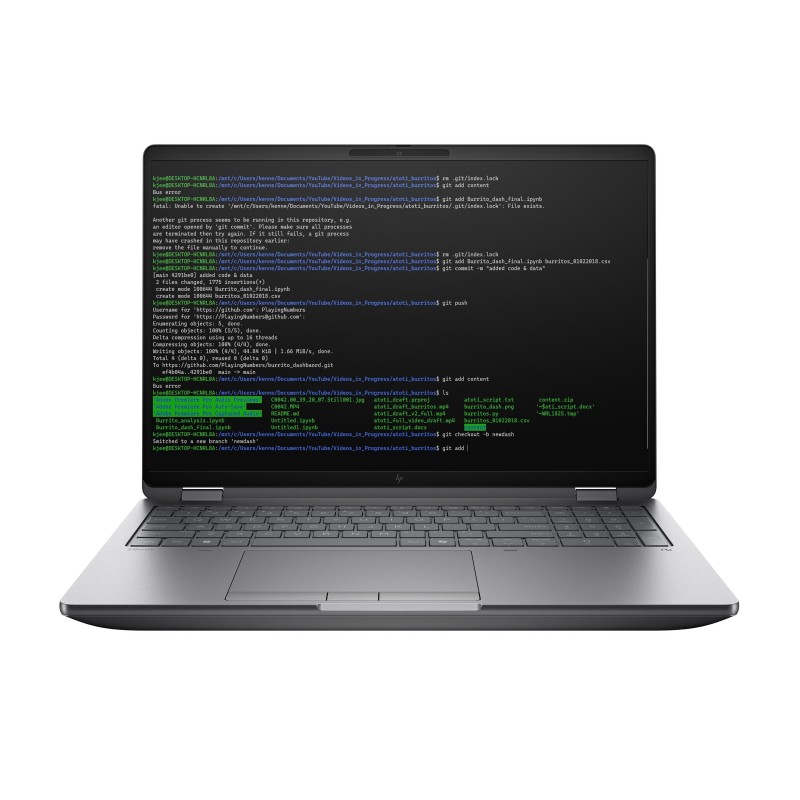 HP ZBook Fury G1i 16 Intel Core Ultra 7 255HX 16p WUXGA 32Go 1To RTX Pro 2000 Blackwell 8Go W11P 3 3 3