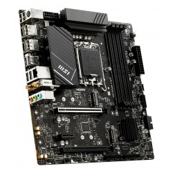 Carte Mère PRO B760M-A-WIFI -DDR5 M-ATX- 4x DDR5 - 2x DP - 2x HDMI - 4x SATA3 - 2x M2.0 - LGA 1700.