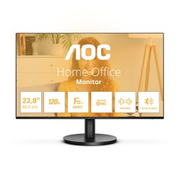 Moniteur AOC 23.8 LED 16 9 - 1ms - IPS 1920x1080 - 120Hz - HDMI - DP Ref   24B3QA2.