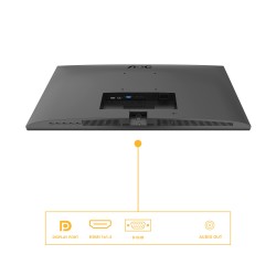 Moniteur AOC 23.8 LED 16 9 - 1ms - IPS 1920x1080 - 120Hz - HDMI - DP Ref   24B3QA2.