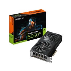 GIGABYTE RTX5060Ti 8Go Windforce OC - GDDR7 - 1x HDMI - 3x DP Réf   GV-N506TWF2OC-8GD.