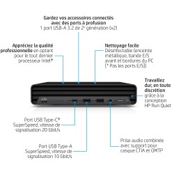 HP Elite 800 G9 Mini Intel Core i5-13500 16Go DDR5 512Go M.2 PCIe NVMe SSD ax6G+BT W11P 3-3-3 SmartBuy (P)
