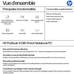 HP ProBook 4 G1iR Intel Core i5-1334U 14p WUXGA 16Go 512Go SSD UMA W11P