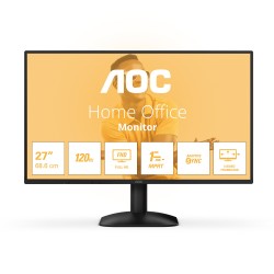 Moniteur 27 IPS FHD - AOC - Noir LED 16 9 1920x1080 - 1ms -VGA -HDMI 120Hz - Haut Parleurs Ref   27B31H.