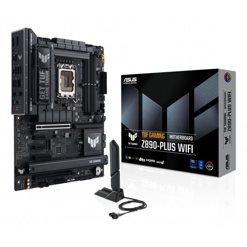 ASUS TUF GAMING Z890-PLUS WIFI LGA 1851 - 4x DDR5 5600MHz -DP-HDMI 4x SATA -2x PCI.Express X16 -4x M.2 WiFi 7 - 6x USB +