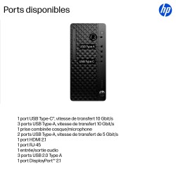 HP Pro Tower 400 G1i Intel Core Ultra 7 265 16Go 512Go SSD UMA W11P 3 3 3 Smartbuy