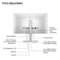 HP EliteStudio 8 G1i Intel Core Ultra 7 265 27p 16Go 512Go SSD W11P 3 3 3