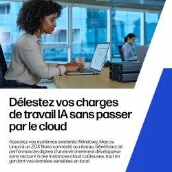 HP ZGX Nano G1n AI Station NVIDIA GraceBlackwell 10 128Go LPDDR5X 1To SSD Integrated Ubuntu 1-1-0 Wty be+BT